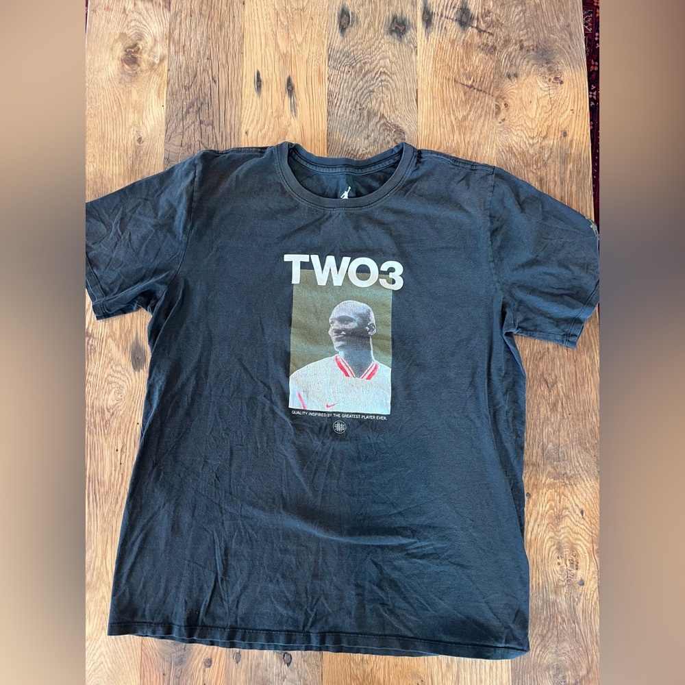 Jordan Black Two3 Tee